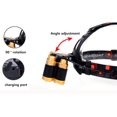 thumbnail image 3 of 80000LM 5-LED Zoom LED Recargable 18650 Faro delantero Cargador de antorcha EE. UU. Adepaton WMZL-305, 3 of 5