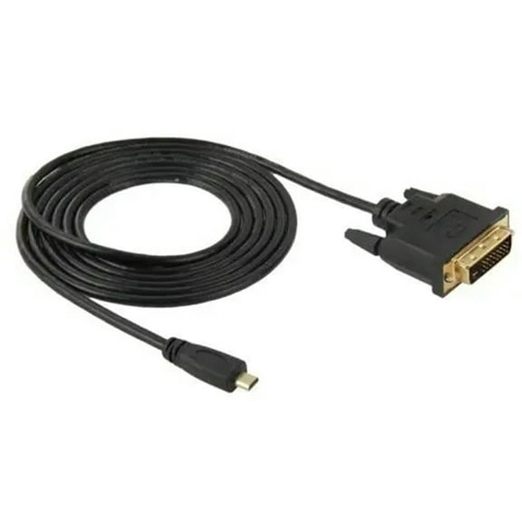 FOR High Speed Micro HDMI-compatible to DVI 24 1 Pin Cable Male to Male for HD Quality Video Transmission