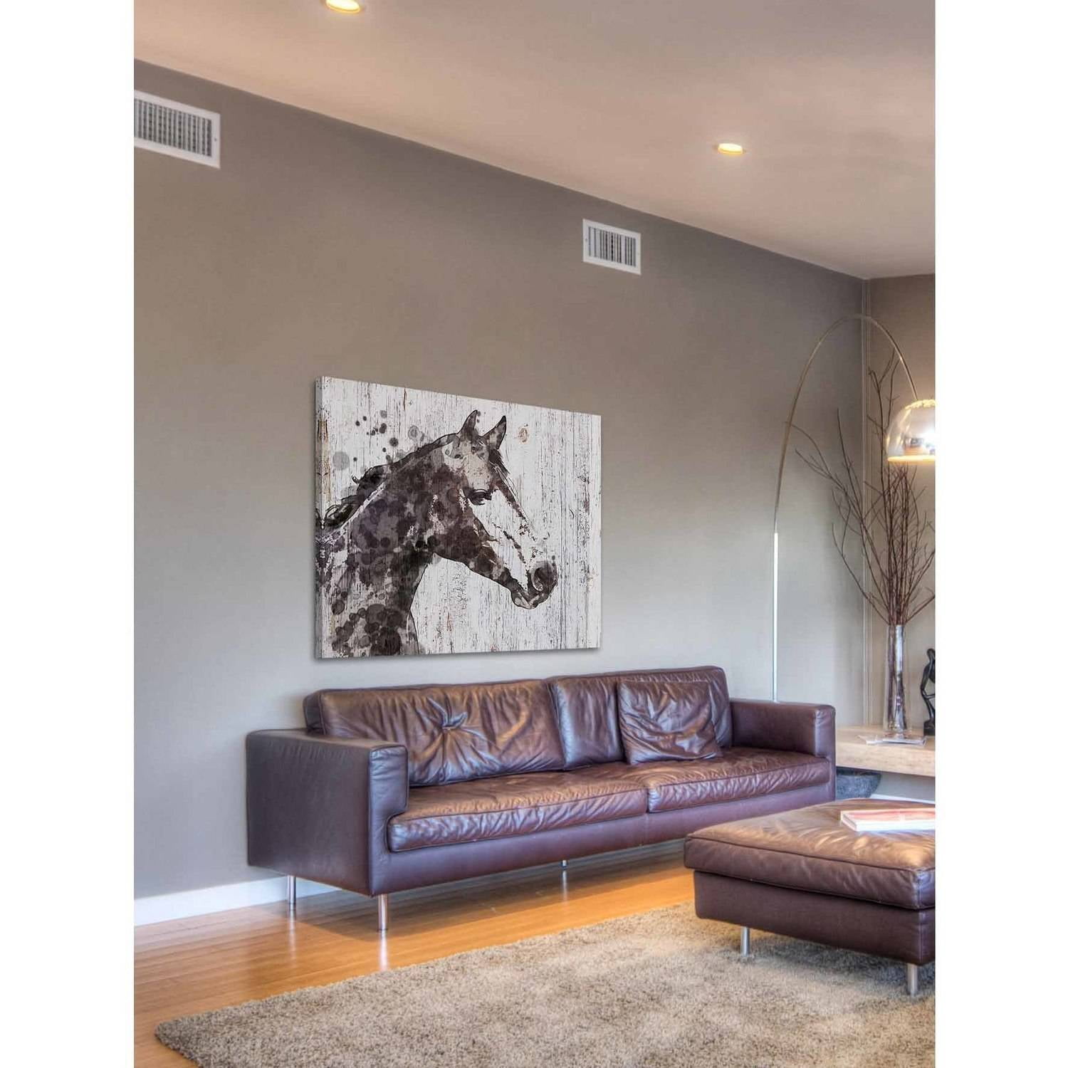 Marmont Hill "Skylar Horse" by Irena Orlov Painting Print on Wrapped Canvas