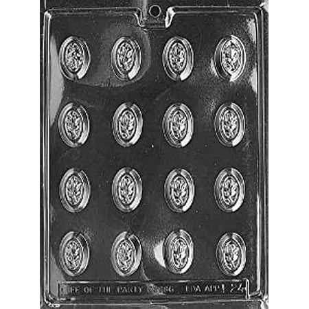 

Candyland Crafts OVAL ROSES Chocolate Candy Soap Mold Combo | Food Safe Plastic Durable and Reusable Chocolate Making Mold - F024 - (7 Pack)