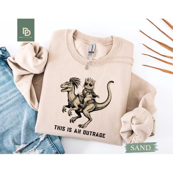 Princess Donut and Mongo Sweatshirt, Dungeon Crawler Carl Sweatshirt - Sizes S-5XL ,Art Print JSC