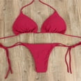 thumbnail image 3 of Women Swimwear Micro Bikini Set Tie Side G-String Thong Beach Swimsuit, 3 of 5