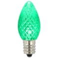 thumbnail image 1 of Vickerman XLEDC74-25 Ampoule de Remplacement LED Verte Facettée C7 0.38 watt, 1 of 1