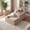 Beige Right, variant on Kelyda 61'' Boneless Chaise Lounge Chair Indoor, Oversized Modern Cloud Faux Fur Couch Sofa Bed Sleeper Chair Black
