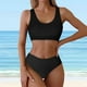 thumbnail image 2 of MKLEKYY Traje De Baño Mujer 2024 Women Sexy Cute Split Bikini Swimsuit High Waisted Bikini Sexy Push Up Two Piece Beach Swimming Swimsuits, 2 of 6