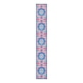 thumbnail image 3 of Unique Loom Renaissance Collection Area Rug - Roma (2' x 13' Runner Ivory Blue/Black), 3 of 7