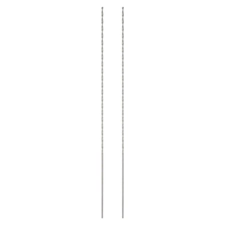 

Uxcell 2pack 6542 High speed Steel 2mm Twist Drill Bit 250mm Length Extended Shank Black Oxide Ground Drill Bit