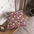 thumbnail image 5 of KLL Skull rock record artist Decorative Throw Pillow Covers Velvet Soft for Couch Sofa Bedroom Living Room Outdoor (No pillow core)- 18"x18", 5 of 5