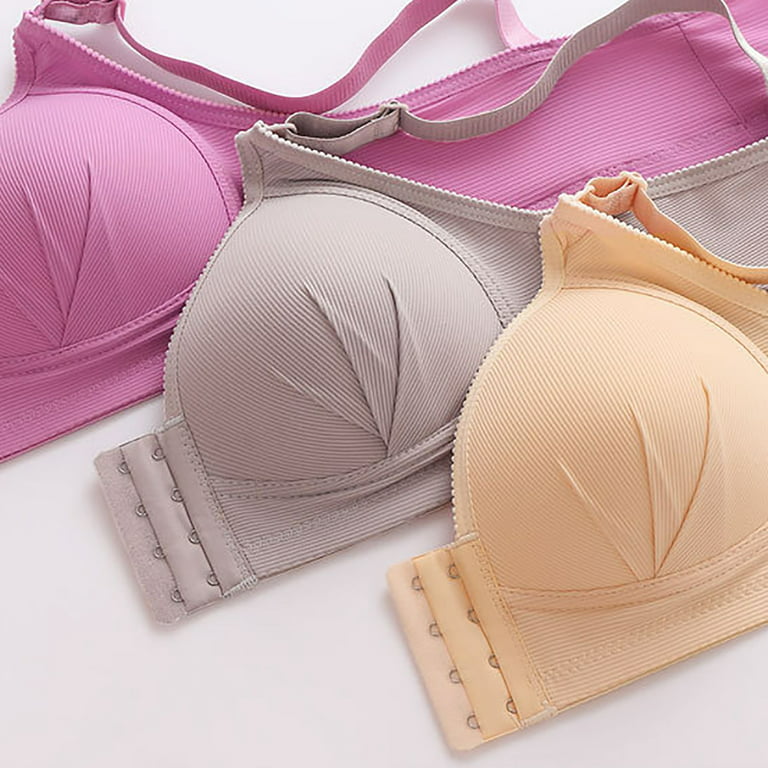 Entyinea Minimizer Bras for Women Seamless Push Up Lace Bra
