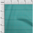 thumbnail image 1 of oneOone Polyester Lycra Turquoise Blue Fabric Stripe Block Diy Clothing Quilting Fabric Print Fabric By Yard 56 Inch Wide, 1 of 4