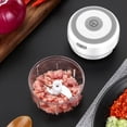 thumbnail image 4 of Eléctrico Batería de Cocina Trituradora eléctrica de ajo y verduras, cortador de cebollas, picadora de carne (blanco S) Tmvgtek Ofspeizc, 4 of 7