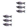 thumbnail image 4 of Yuarrent Señuelos de Pesca de 3 piezas, cebo falso vívido reutilizable de plástico con cuentas, cebos de natación portátiles, accesorio de Crankbait Tipo 2 2piezas Yuarrent CBP501932, 4 of 6