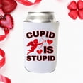 thumbnail image 4 of Cupid is Stupid Funny Valentine's Day Can Coolers - Valentine's Day Coolies - Valentine's Party Beer Holder - Holiday Party Gift, 4 of 4