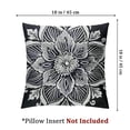 thumbnail image 4 of BANET Decorative Pillow Covers Pack of 2 Flower Throw Pillow Covers Square for Bedroom Sofa Couch 12x12in, 4 of 7