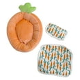 thumbnail image 2 of Accesorios de cama para muñecas, juego de rol, decoración para casa de muñecas, juguetes educativos, juego de colchón para muñecas de 6 pulgadas, lite naranja, 2 of 8