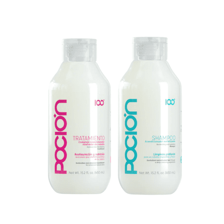 2 Pack La Poción Shampoo de Reparación y Tratamiento [450ml] Pocion Capilar Hair Repair Haircare
