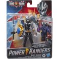 thumbnail image 2 of Power Rangers Dino Fury Black Ranger  6-Inch Action Figure Toy with Dino Fury Key, 2 of 4