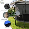 thumbnail image 2 of YORIN Trampoline pour Enfants de 7 à 8 Ans, Trampoline de 14 Pi pour Adultes avec Filet de Protection, Panier de Basketball, Échelle, Capacité de Poids de 1400 Lb, Trampoline Récréatif Extérieur, Trampoline Robuste, 2 of 7