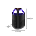 thumbnail image 2 of Injueey Lámpara eléctrica para plagas, USB, dormitorio, sala de estar, interior, 5W, luz de succión para dormir, atracción, jardín, receptor de Electrodomésticos Negro Injueey HA064156-01, 2 of 6