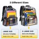 thumbnail image 2 of Mochila transparente Vorspack extra grande de PVC transparente negro, 2 of 6
