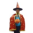 thumbnail image 4 of Capa infantil novedosa, disfraz de bruja mágica de Halloween, capa de cuento de hadas rosa, 4 of 9
