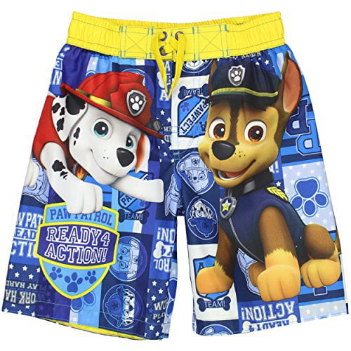Paw Patrol Swim Shorts Team Paw Trunks for Babies and Toddlers