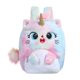 thumbnail image 1 of 2024Mochila de gato Niñas Felpa Colorida Linda Mochilas escolares Regalo para niños al aire libre, 1 of 3