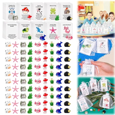 100 Set Employee Appreciation Gifts Bulk for Coworkers Staff Mini Resin Employee Gifts Teacher Appreciation Gifts In Bulk Staff Appreciation Gifts Bulk Thank You Gifts Bulk with Inspirational Quotes