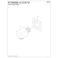 thumbnail image 3 of Kingston Brass K173ASQ0 Claremont Wall Mount Supply Elbow, Matte Black, 3 of 3