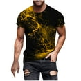 thumbnail image 2 of Goodtrade8 Mens Short Sleeve T-Shirts Summer Plain Pullover Athlete Fashion Muscle Crew Neck Outfits Shirts for Men, 2 of 5