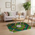 thumbnail image 3 of ODIKA Sport Design With Crossed Bats Ball And Stitched Seam Accents Baseball Field Stain Resistant Low Profile for Dorm Room, Small Living Apartment, 3 of 7