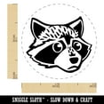 thumbnail image 2 of Cute and Guilty Raccoon Head Rubber Stamp for Scrapbooking Crafting Stamping - Mini 1/2 Inch, 2 of 7