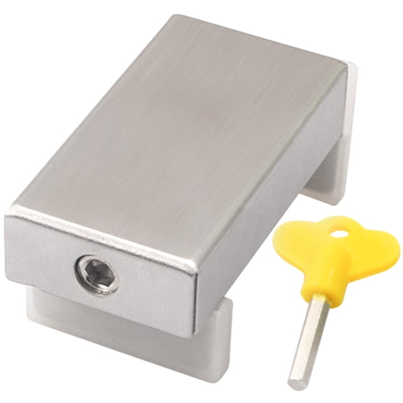 LOLIPPYY Stainless Steel Sliding Door Lock with Key, 1 Set Window for Secure and Home