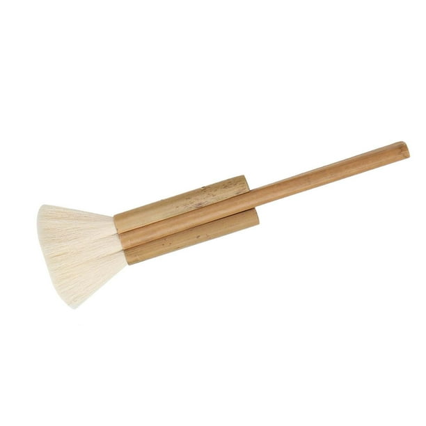 Pincel de acuarela de pelo de cabra, pinceles de bambú para artistas al óleo 3 filas