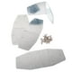 thumbnail image 4 of 4x soportes de esquina elevados para cama de jardín, soporte de esquina de Metal, conector de soporte para muebles de patio trasero, jardín de flores, 4 of 9
