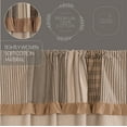 thumbnail image 4 of VHC Brands Sawyer Mill Curtain, Panel 63x36, Charcoal Khaki Tan, 4 of 7