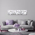 thumbnail image 2 of Hieng Purple and Grey Wall Art Lavender Butterfly Pictures Canvas Paintings Live Love Laugh Wall Decor for Modern Farmhouse(only canvas), 2 of 6
