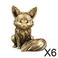 thumbnail image 1 of 6xMini Estatua De Escultura Animal Comedor De Vacaciones Hogar Figura En Miniatura Sentado 2,9x3,4cm, 1 of 10