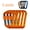 Orange, variant on 2pcs Aluminum Screw Carabiner, 30KN D-Shape Locking Climbing Carabiner Clip Heavy Duty Screw Lock For Hiking Camping Outdoor Equipment