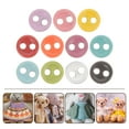 thumbnail image 2 of Miangastore 100 Pcs Mini Boutons pour Vêtements de Poupée Petits Boutons en Résine Mini Boutons Ronds en Résine pour Vêtements de Poupée, 2 of 8