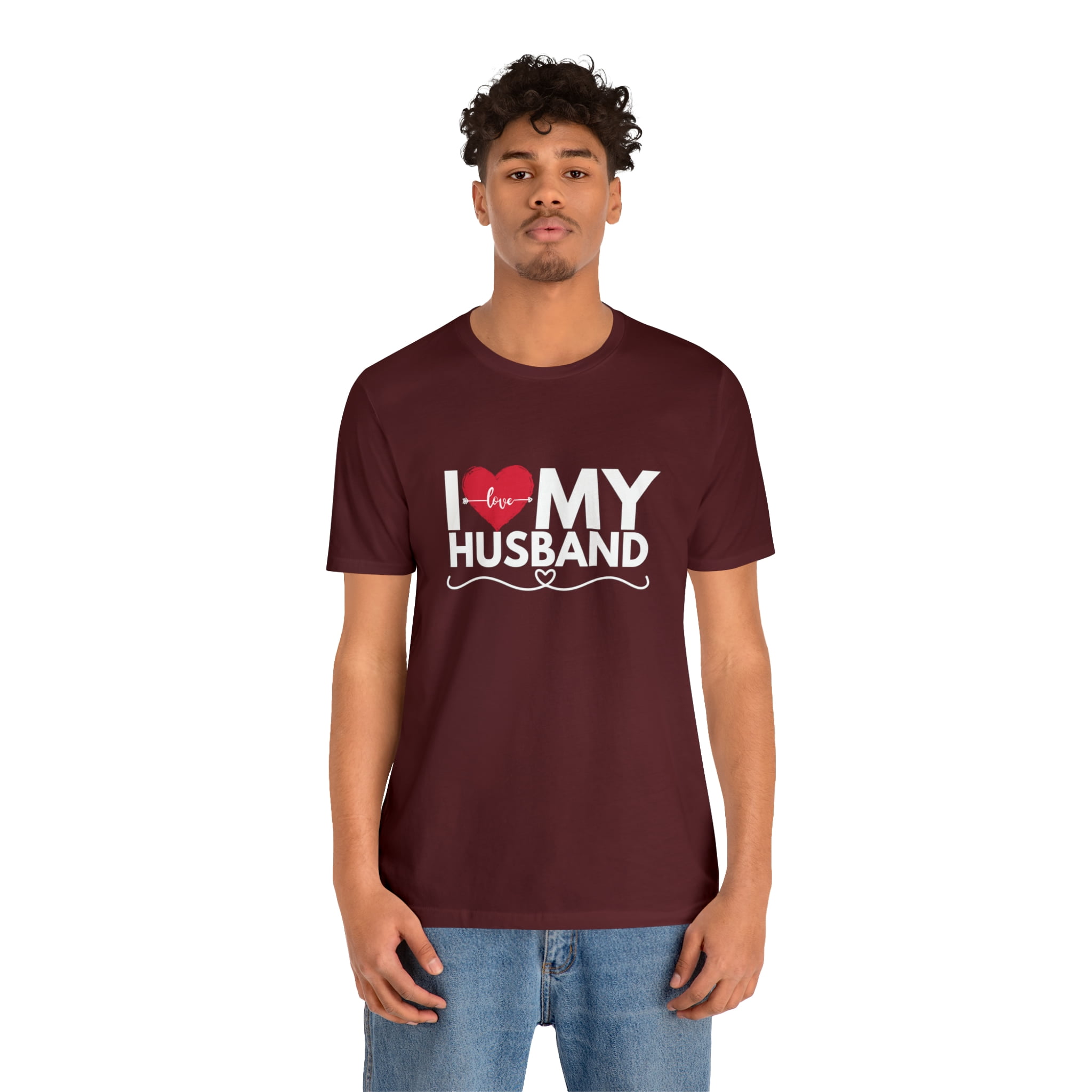 Love my husband t shirt hot sale
