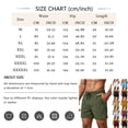 thumbnail image 2 of Mens Athletic Shorts Lightweight Summer Casual Drawstring Waisted Comfortable Shorts, 2 of 3