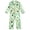 AA-#Green340, variant on WOYY Little Girls Halloween Pajamas Allover Print Long Sleeve Top Pants Leisure Sleepwear