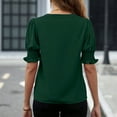 thumbnail image 3 of Women's V Neck Summer T-Shirt Soft Breathable Casual Tee Comfortable Lightweight Top for Daily Wear, 3 of 4