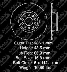 Front And Rear Brake Rotors /& Ceramic Pads For 2009 2010 VW TIGUAN
