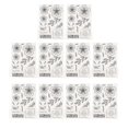 thumbnail image 1 of 10pcs Clear Stamps Flower Leaf Pattern Reusable TPR DIY Decorative Stamps for Card Making Scrapbooking, 1 of 5