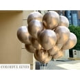 thumbnail image 2 of Chrome Metallic Champagne Balloons 12 Inch 50 Pack KIRIKOU Latex Balloons for Birthday Wedding Anniversary Baby Shower Graduation Christmas Party Decoration Helium Balloons, 2 of 5