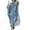 Blue Coral Print, variant on Bsubseach Colorful Caftan Dress for Women Long Swimsuit Beach Bikini Cover Ups Plus Size