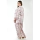 thumbnail image 3 of Conjunto de lino estampado Roman Fashion /Tallas extras, 9005 (Rosa) rosa 36, 3 of 8