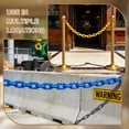 thumbnail image 7 of Uxcell Barrier Chain, (9.8ft 1" Dia., Green), Plastic Safety Chain Links with S Hooks for Crowd Control Queue Line Parking Lot Fence Gate Concert Construction Site Decoration, 7 of 7